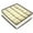 24 grids, variant on Underwear Storage Organizer Box - Partitioned Design for Bras, Underwear, Socks - Dustproof & Moisture-Proof - Stackable - Beige Non-Woven Fabric