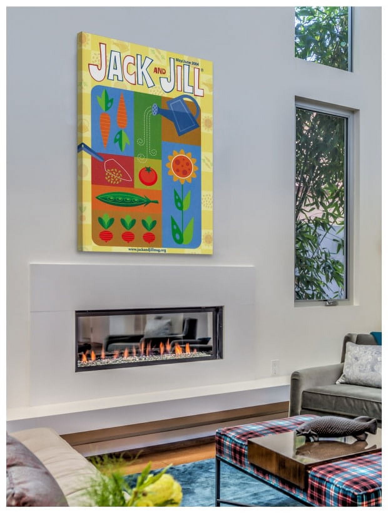 Marmont Hill "Gardening II" by Curtis Painting Print on Canvas