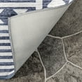 thumbnail image 2 of nuLOOM Lacie Multi Striped Machine Washable Indoor/Outdoor Area Rug, 5' x 8', Blue, 2 of 9