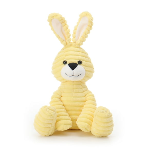 Apricot Lamb Yellow Corduroy Bunny Plush Toy for Kids 9 Inches