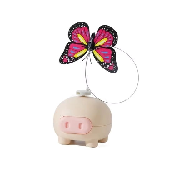 Automatic Cat Toy, Electronic Rotating Butterfly, Interactive Pet Teaser, Battery Operated Cat Toy, Motorized Spinning Toy for Indoor Cats