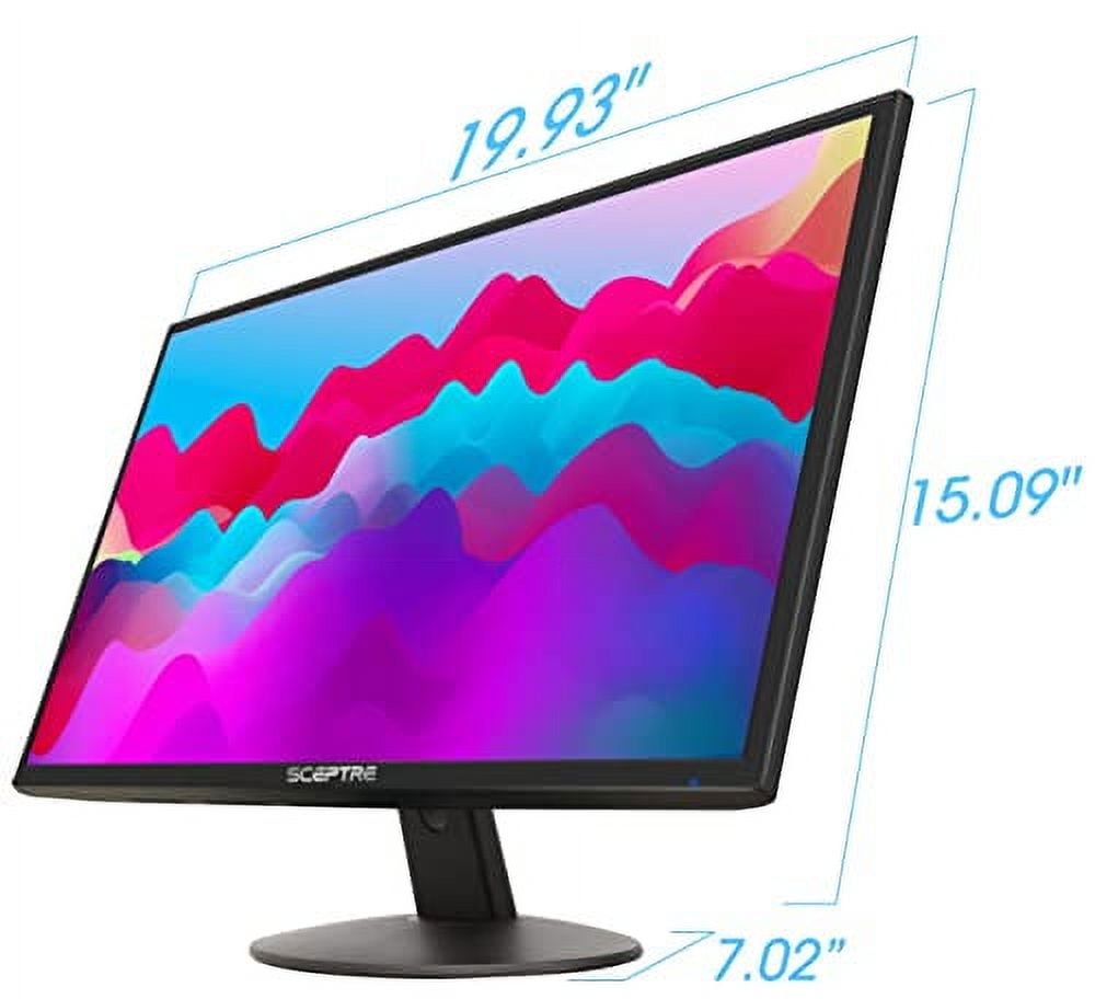 Sceptre E225W 22" 1080P LED Computer Monitor with HDMI & VGA, Black