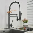 CES High Pressure Kitchen Faucet with Pull Down Sprayer, Single Handle