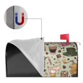 thumbnail image 4 of Bingfone Coffee Makers Macaroons Chocolate Magnetic Mailbox Cover Standard Size For Garden Yard Outdoor Decorations-21x18 In, 4 of 7