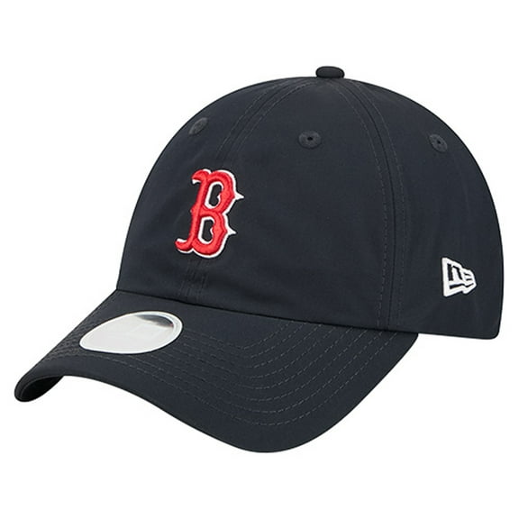 Women's New Era Navy Boston Red Sox Team Pony Tail 9FORTY Flex Hat