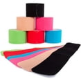 thumbnail image 7 of Kinesiology Tapes Mix Set | 120 Pre-Cut Multicolored Sport Tape Strips 10 x 2 in - on 6 Rolls | Waterproof • Skin-Friendly • Elastic | Kinesiology Tapes Ideal for Sports, 7 of 7