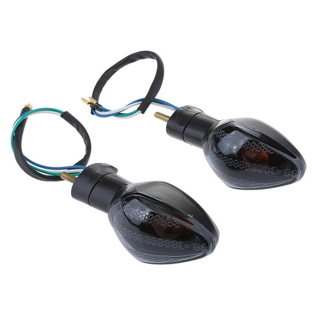 koolsoo Smoke Motorcycle Turn Light Indicator For CBR 600RR F5 07-11 Smoke Lens