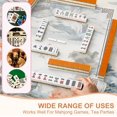 thumbnail image 5 of Chinoiserie Mountain Landscape Mahjong Tablecloth 55" x 55" Tablecloth , Table Cloth and Table Covers, Stain Resistance Polyester Table Cover for Kit, 5 of 6