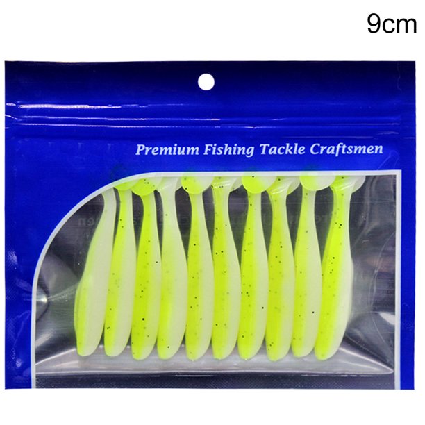 Soidarity Cebos de pesca de simulación reutilizables, cebos artificiales portátiles de PVC, 5,5 cm, 10 Uds. Pescar No.24 Soidarity OD000513-24