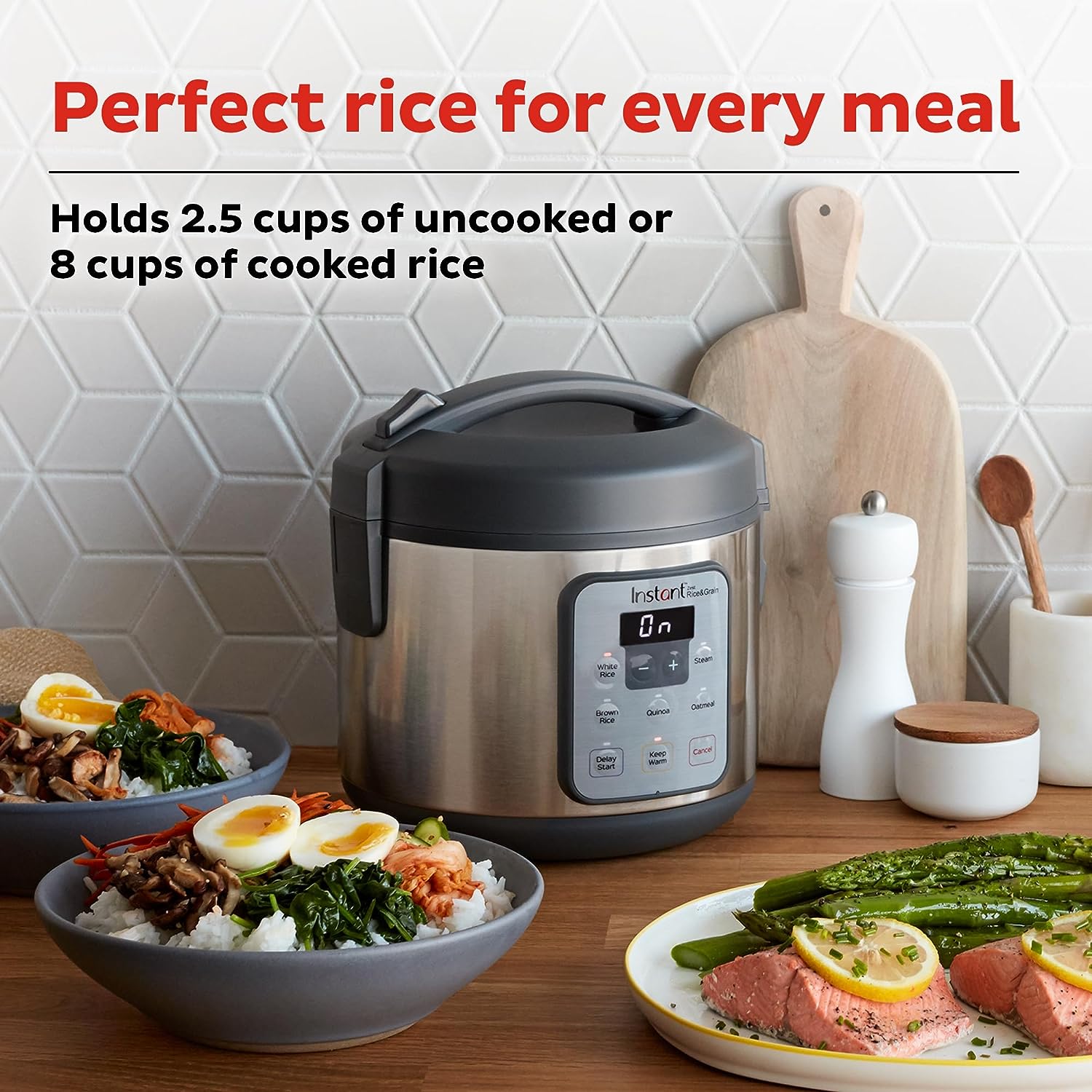 Instant Pot Zest 8-Cup Rice And Grain Cooker - Walmart.com