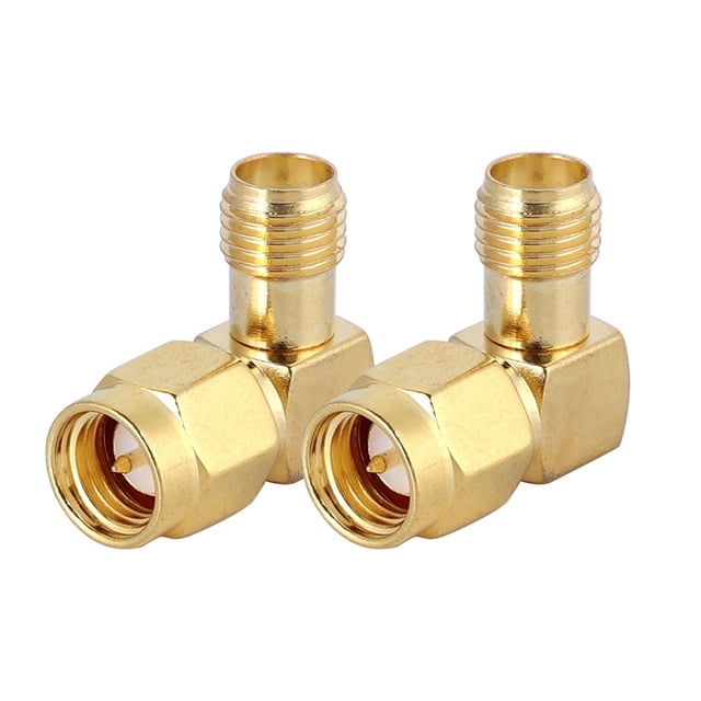 SMA To SMA Adapter Connector, Low Impedance High Frequency Acid Resistance SMA Connector, For RF Applications Antennas