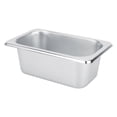 thumbnail image 1 of 1pcs Bassin en Acier Inoxydable pour Buffet, Assiettes, Casseroles, Plateau, Support de Plats, Conteneur Alimentaire Carré, 1 of 5