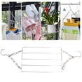 thumbnail image 4 of LHCER Laundry Drying Rack Stainless Steel Multifunctional Hanging Silver Clothes Drying Rack for Hanging Clothes Towels Socks,Clothes Hanger Rack,Laundry Rack, 4 of 8