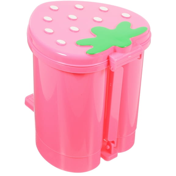 Strawberry Bin Kitchen Desktop Trash Can Small Garbage PP Material Office