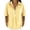 A6 Yellow, variant on Womens Cotton Linen Gauze Tops Summer Button Down V Neck Half Sleeve Shirts Dressy Casual Clothes Striped Blouses Loose Boho Blouses Collared Fitted Tops Summer Business Outfits Linen Tunic Tops