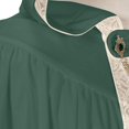 thumbnail image 6 of SAWOBUUN Renaissance Hooded Cloak for Men Women,Halloween Medieval Cape Witch Robe Victorian Suede Cape, 6 of 7