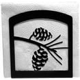 thumbnail image 3 of Village Wrought Iron Pinecone - Metal Coated Napkin Holder - 5 3 By 4"W X 6"H, 3 of 5