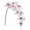 Pink, variant on Flowers for Home and Event Use Orchid 1 Piece with Realistic Double Branch Silk Flowers for Wedding Party Hotel Yard Patio Restaurant Festive Furnishing