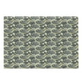 thumbnail image 1 of Monstera Leaf Cutting Board, Botanical Aloha Pattern with Modern Design on Geometric Pattern, Decorative Tempered Glass Cutting and Serving Board, Large Size, Charcoal Grey and Khaki, by Ambesonne, 1 of 1