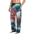 thumbnail image 6 of Salouo Bubbles Axolotl Fantasy Print Pajama Pants for Men, Lounge Pants Elastic Waistband Casual Men's sleepwear Loungewear Sleep Pajama Pant -X-Large, 6 of 7