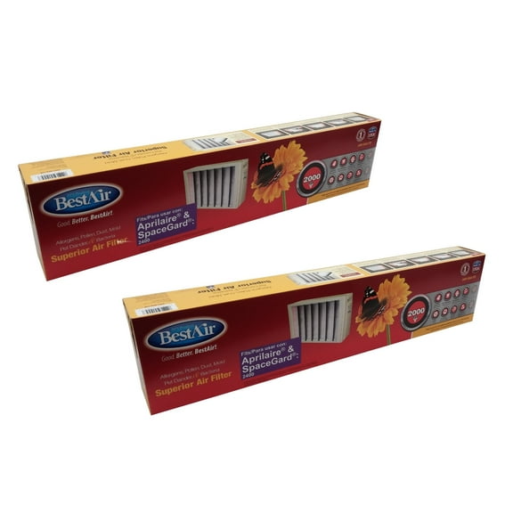 Air Filter for Aprilaire SG4 SpaceGard Air Cleaner 401 2400 X0577 MERV 11 2 PACK