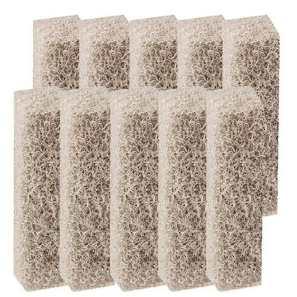 Qzbhct 10 Pack Ammonia Reducer Filter Pads for Aqueon, Replacement Fish Tank Filter Cartridges for Aqueon QuietFlow 10 LED PRO Aquarium Fish Tank Power Filter