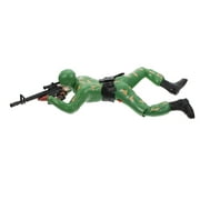 Etereauty Soldiers Action Figures Mini People Figure Playset Electric Playsets Soldier Statues Battlefield Figurines Men Model