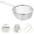 thumbnail image 6 of OULII 1Set Round Frying Basket with Folding Handle for Restaurants 12.6x7.9x3.3in, 6 of 8