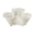 White Planter, variant on Walbest 1Pc Plastic Three-dimensional Flower Pot, Non-slip Stackable Sturdy Vertical Assorted Planter Household Supplies, Vegetable Planting Pot
