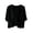 Black06, variant on Karymi Shirts for Women Solid Crew Neck Short Sleeve T-Shirt, Back Cutout Split Design Loose Cropped Casual Tee, Basic Top T Shirts for Women