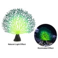 thumbnail image 5 of Unique Bargains Soft Silicone Aquarium Simulation Coral Fluorescence Floating Aquatic Artificial Plant Decoration Green, 5 of 6