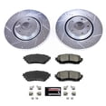 thumbnail image 3 of PowerStop Front Z23 Evolution Sport Carbon-Fiber Ceramic Brake Pad and Drilled & Slotted Rotor Kit Fits: MAZDA Select Models K8617, 3 of 10