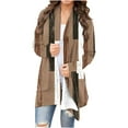 thumbnail image 1 of Cardigan pour Femmes à Manches Longues, Ouvert à l'Avant, Cardigan Léger Chic, Veste Décontractée d'Automne, 1 of 6