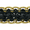 Black Multi, variant on Expo Int'l 10 yards of Linda Scalloped Braid Trim
