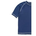 thumbnail image 2 of iXtreme Boys Solid Rash Guard Swim Top with Short Sleeves, Sizes 4-18, 2 of 4