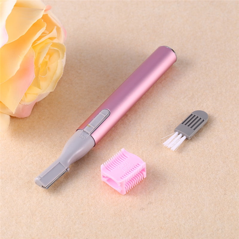 Anauto Portable Electric Face Eyebrow Hair Body Blade Razor Shaver Remover Trimmer Beauty Tool Pink