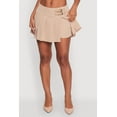 thumbnail image 4 of Womens Iris Buckle Detail Pinstripe Pleated Skirt, 4 of 5