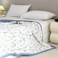 thumbnail image 6 of SPOORYYO Reactive Printed Summer Cooling Quilt - Lightweight Washed Cotton Air Conditioning Blanket for Dormitory and Home Use, 6 of 6