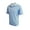 Della Blue/Peach Nectar, variant on Monterey Club Men's Gravity Stripe Textured Golf Polo Shirt #1668