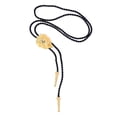 thumbnail image 2 of 2 Pieces Lion Head Bolo Tie Necktie Adjustable, Accessories Western Cowboy Leather, Vintage Alloy Costume Necklace for Birthday Men and Women Zulema none, 2 of 5