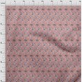 thumbnail image 3 of oneOone Silk Tabby Peach Fabric Florals Craft Projects Decor Fabric Printed By The Yard 42 Inch Wide, 3 of 5