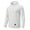 White, variant on QPNGRP Men's Pullover Hoodies Plaid Long Sleeve Drawstring Casual Hooded Sweatshirts with Kanga Pockets Black XL