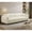 Cream White, variant on Uspridefurniture Bernadine 88.2''W Metal Legs Velvet Sofa, Black