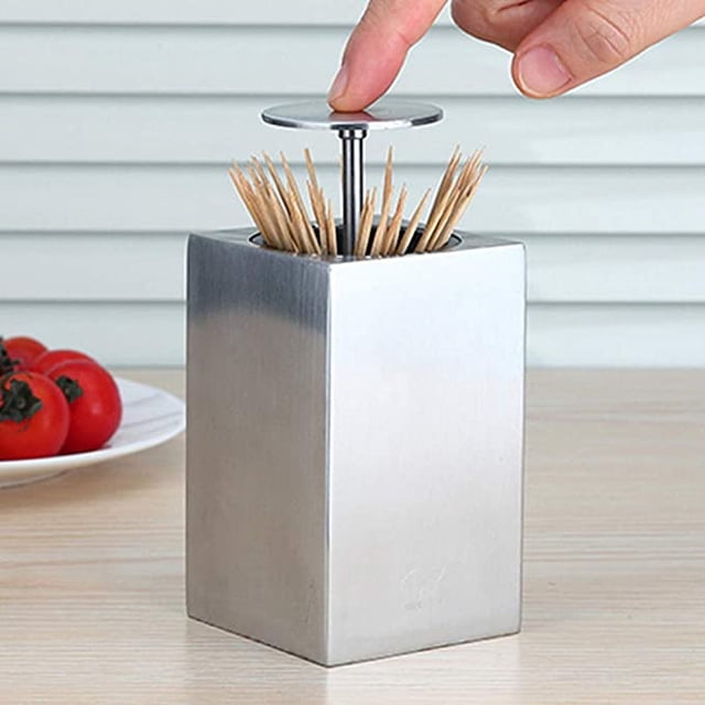 Dispensador de palillos de acero inoxidable 304 con dispensador automático de palillos