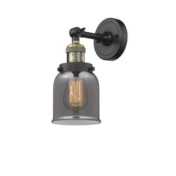 Innovations 203-BAB-G53-LED Transitional One Light Wall Sconce from Franklin Restoration collection in Two-Tone finish,