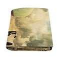 thumbnail image 2 of CADecor An Old Vintage Throw Blanket Bed Sofa Blanket 58x80 inches, 2 of 3