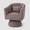 Brown-Pillow, variant on CRERIYO 360° Swivel Accent Chair Set of 2, Cloud Velvet Upholstered Barrel Seat with a Pillow, Round Lounge Seating for Living Room, Green