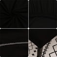thumbnail image 5 of Xiao Hua Funda para silla de comedor de 4 piezas, universal, para todas las estaciones, color sólido, elástica, color negro, adecuada para cocina y comedor., 5 of 5