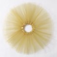 thumbnail image 3 of 3 Layers Tutu for Toddler Girls Tulle Ballet Dance Skirts Princess Fluffy Kids Dress up Birthday Party Yellow, 3 of 7