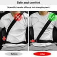 thumbnail image 6 of QIJK Car Seat Belt Adjuster Car Seat Belt Clip Universal Car Seat Belt Shoulder & Neck Comfort Interior Accessories (Gunmetal), 6 of 7
